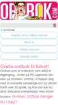 Mobile Screenshot of ordbok.com